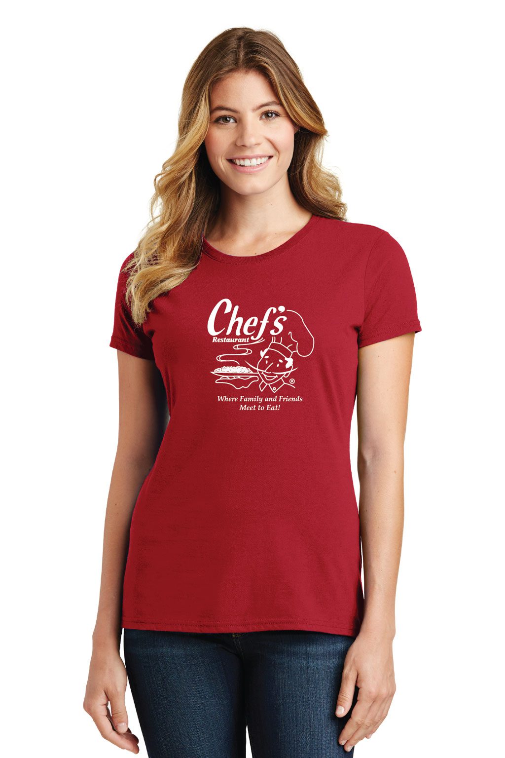 chefMerch-t-shirt chefs red t-shirt